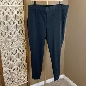 Anne Klein Charcoal Gray‎ Pull-On Pants - Women's XXL - Sleek & Comfortable